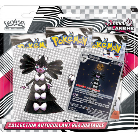 Tri-pack Sticker pokemon EV10.5 Flamme Blanche - Agorajeux
