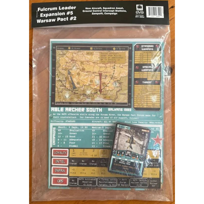 Fulcrum Leader expansion 5: Warsaw Pact 2