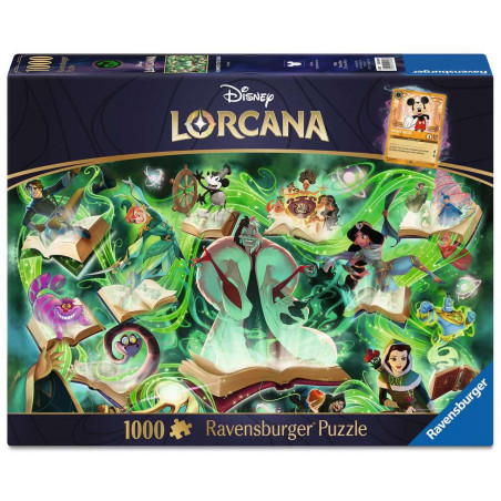 Puzzle Disney Lorcana : Émeraude - 1000 pièces - Agorajeux