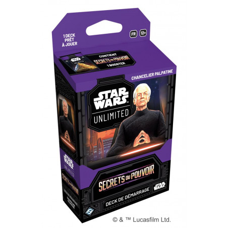 SW Unlimited: Deck de démarrage set 6 Chancelier Palpatine | Agorajeux