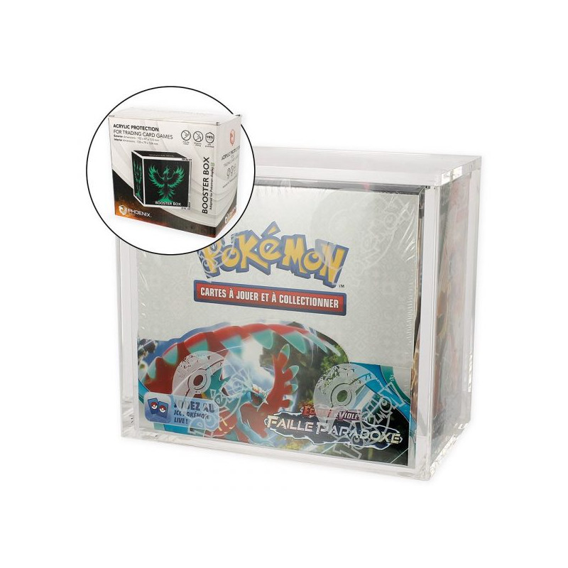 PHOENIX SHIELD – Boite-vitrine acrylique pour Display Pokemon