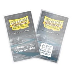 100 Boardgame Sleeves 70x120mm clear/antireflets - Agorajeux