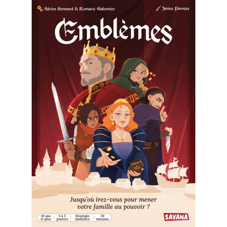 Emblèmes | Jeu de Cartes stratégique | Savana | Agorajeux
