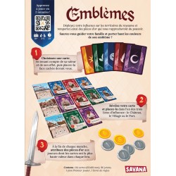 Emblèmes | Jeu de Cartes stratégique | Savana | Agorajeux