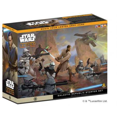 Star Wars Legion Galactic Republic Starter Set (Base) | Agorajeux