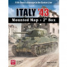 Italy '43 Mounted Map + 2" Box - GMT Games - Boutique Agorajeux