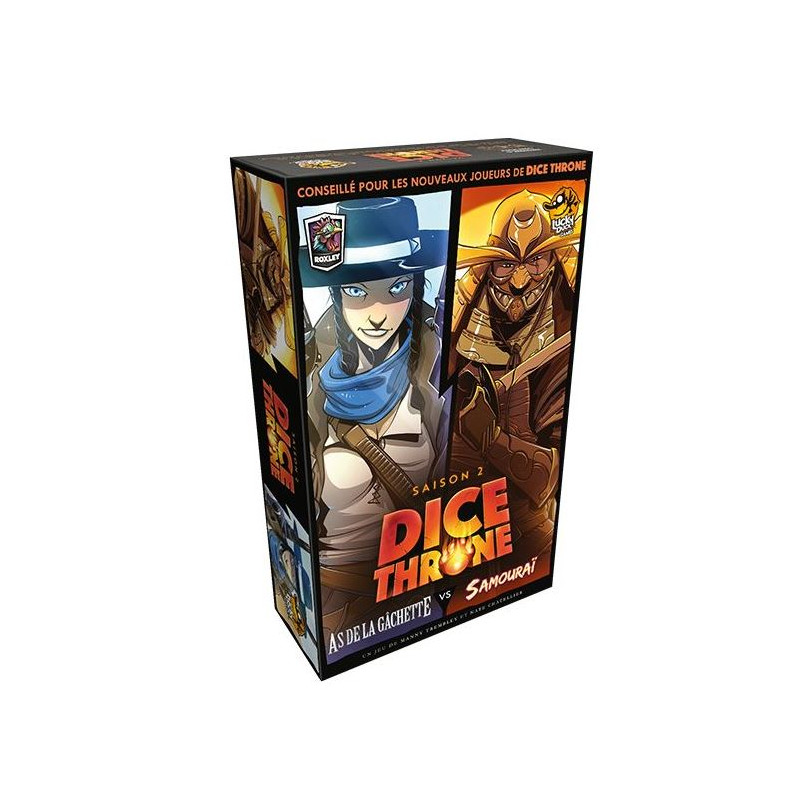 Dice Throne - saison 2 - As de la gachette vs Samouraï