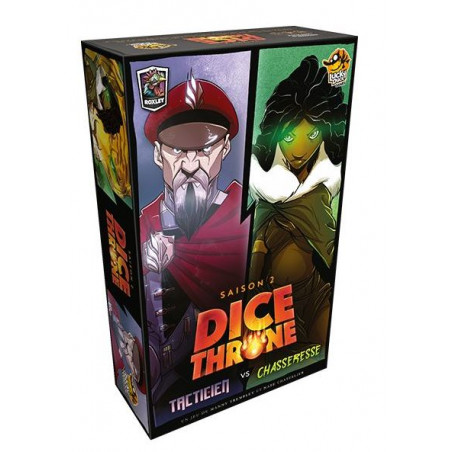 Dice Throne - saison 2 - Tacticien vs Chasseresse