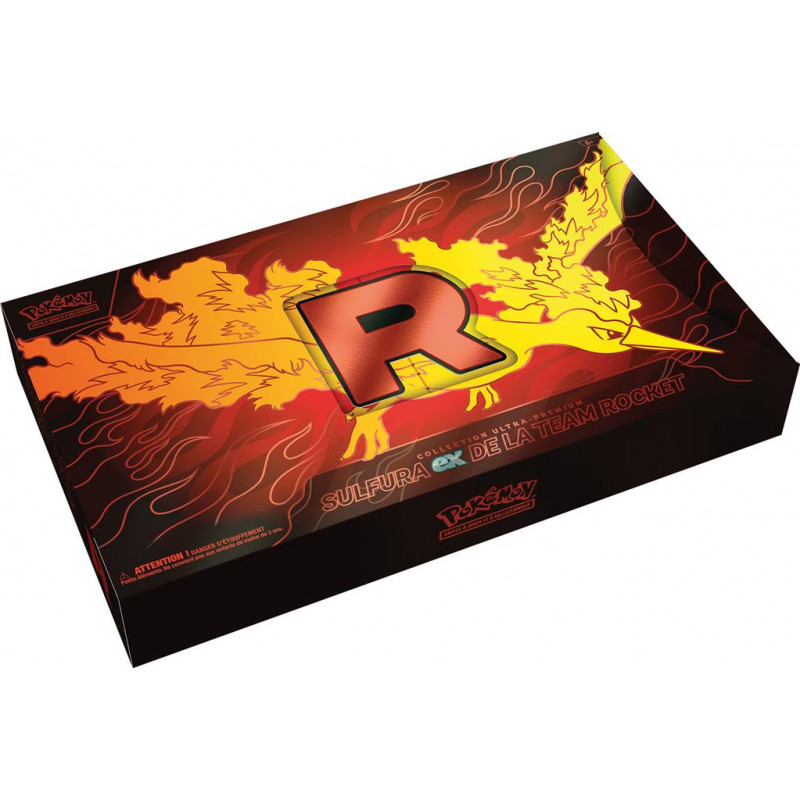 Pokémon : Coffret UPC Sulfura ex de la Team Rocket