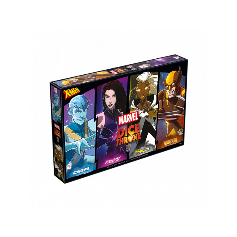 Marvel Dice Throne – Iceberg, Psylocke, Tornade, Wolverine