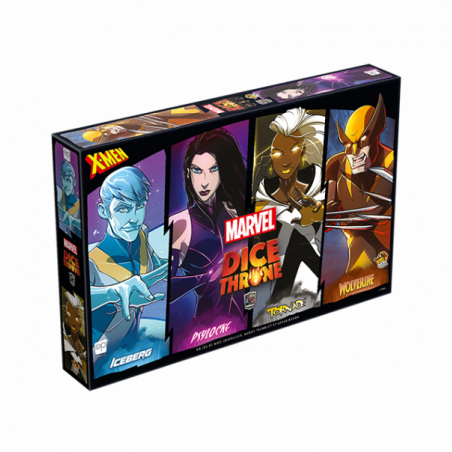 Marvel Dice Throne – Iceberg, Psylocke, Tornade, Wolverine