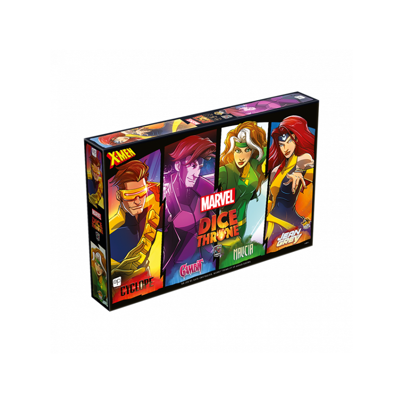 Marvel Dice Throne – Cyclope, Gambit, Malicia, Jean Grey