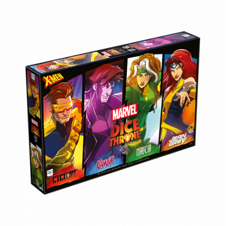 Marvel Dice Throne – Cyclope, Gambit, Malicia, Jean Grey