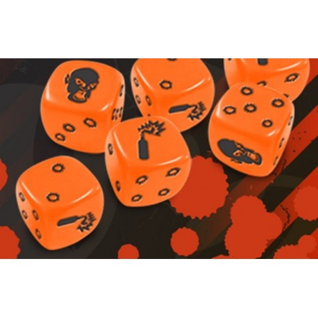 Zombicide - orange dice