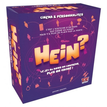 Jeu de société Hein ? Cinéma et Personnalités  | Boutique Agorajeux