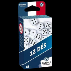 lot de 12 dés à 6 faces 18mm