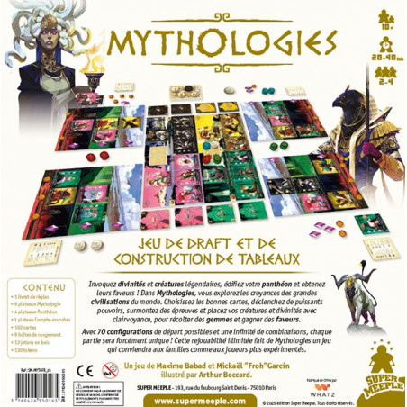 Acheter Mythologies | Origames | Agorajeux