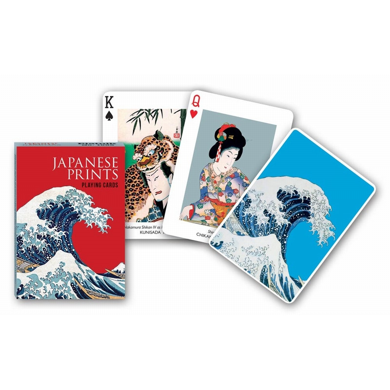 Jeu de 55 cartes Estampes Japonaises
