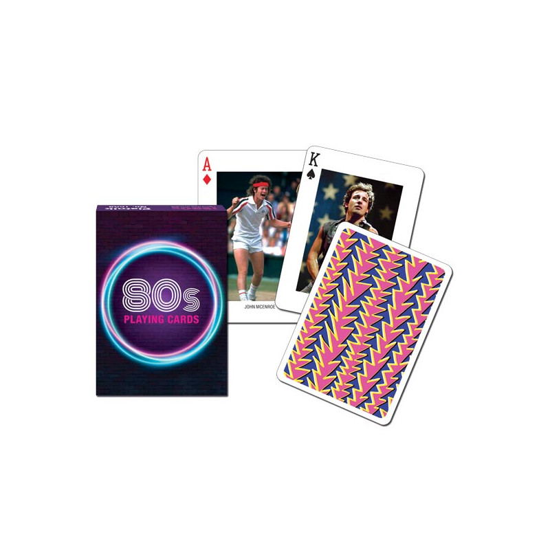 Jeu de 55 cartes Eighties