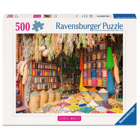 Puzzle Marché aux épices, Maroc - 1000 pièces