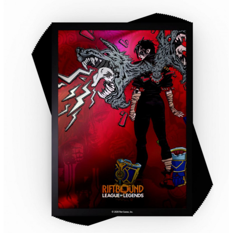 Riftbound: LoL TCG - Unleashed Art Sleeves: Vi, Piltover Enforcer (100 Sleeves)