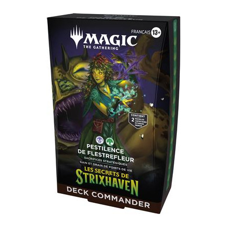Visuel : MTG : Les secrets de Strixhaven - Deck Commander - Pestilence de Flestrefleur