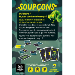 Soupçons | Spielwiese Edition | Agorajeux