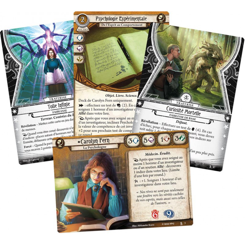 Arkham JCE : Carolyn Fern - Deck Investigateur
