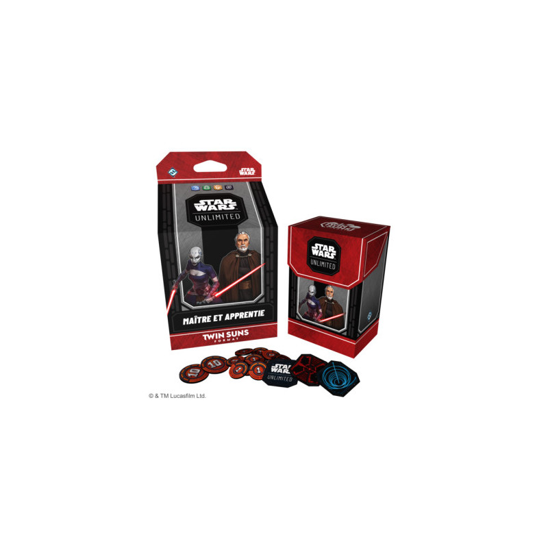Star Wars Unlimited : Twin Suns - Deck Maître et Apprentie