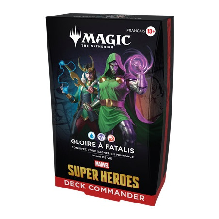 Visuel : MTG : Marvel Super Heroes - Gloire à Fatalis - Deck Commander (FR)