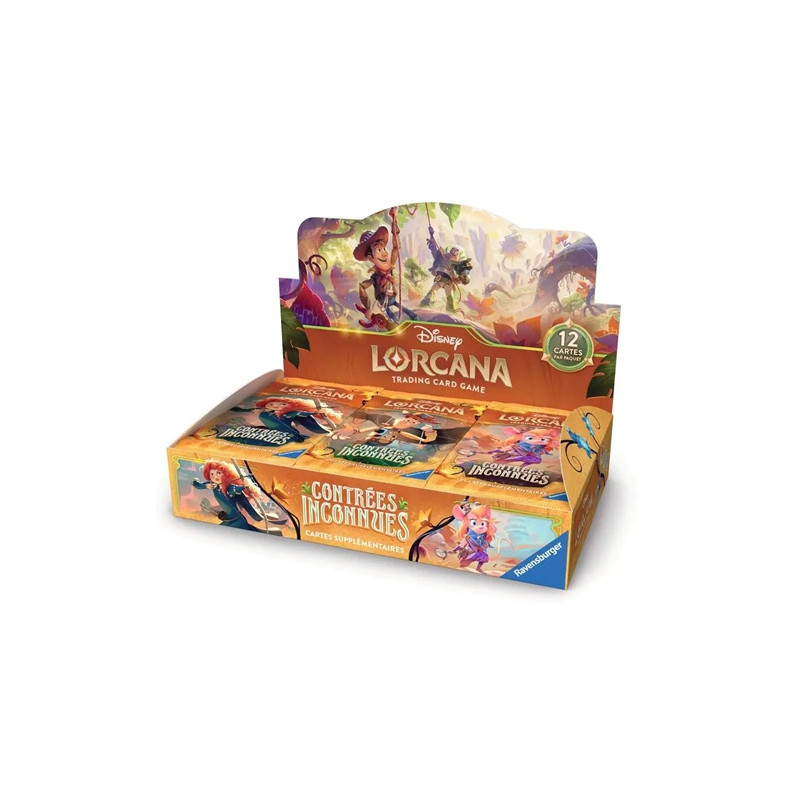 Disney Lorcana chapitre 12 Contrées Inconnues : Display