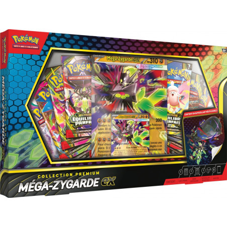 Coffret Collection Premium – Méga-Zygarde Ex 8 boosters | Agorajeux