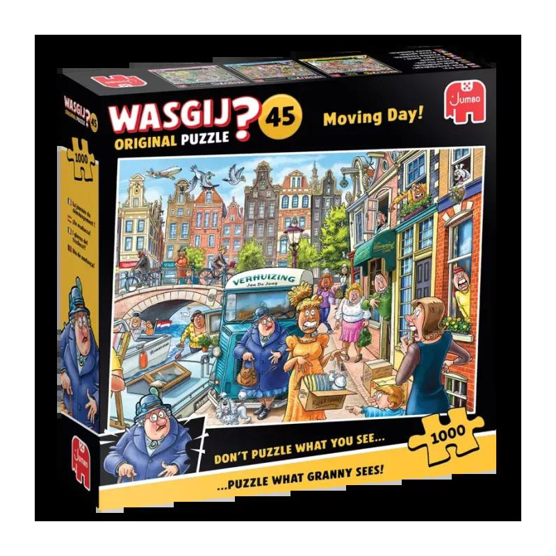 Wasgij Original 45 - 1000 Pcs - La Journée Du Déménagement !