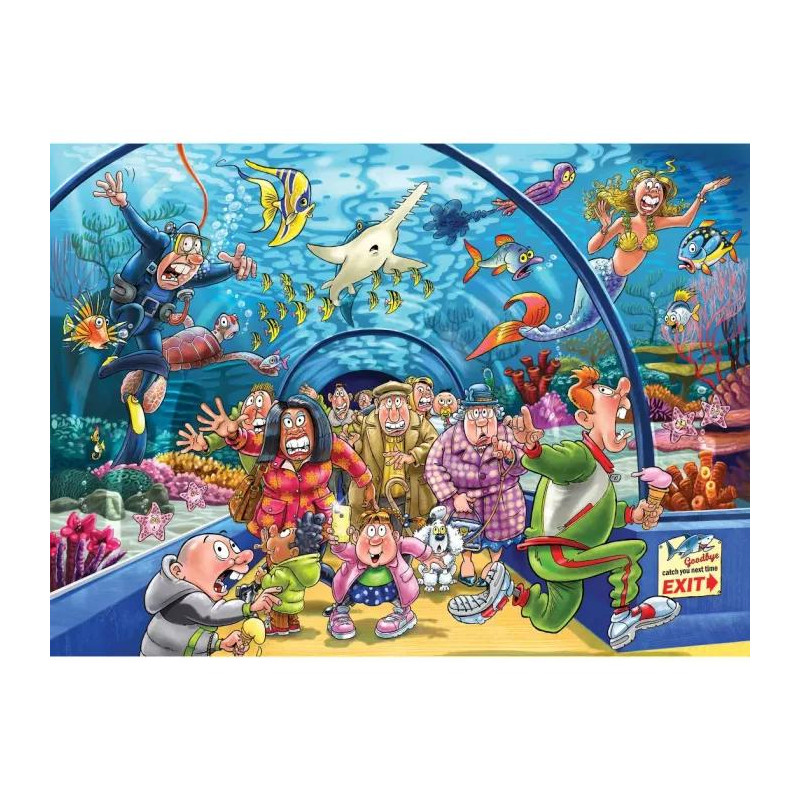 Wasgij Original 43 - 1000 Pcs - Ça Sent Le Poisson