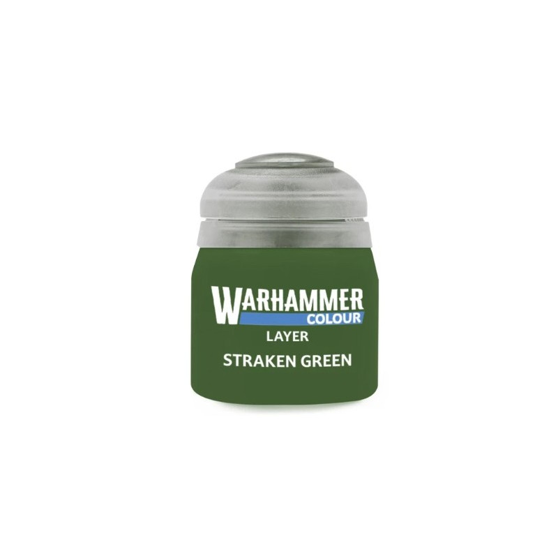 Warhammer Colour : Pot de peinture Layer Straken Green