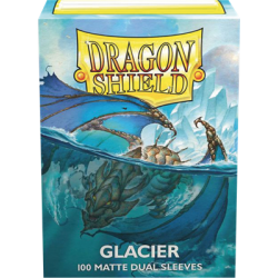 100 Dragon Shield Dual Matte - Glacier | Agorajeux