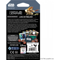 SW Unlimited: Deck de démarrage set 8 Cendres de l'Empire - Luke Skywalker | Fantasy Flight Games | Agorajeux