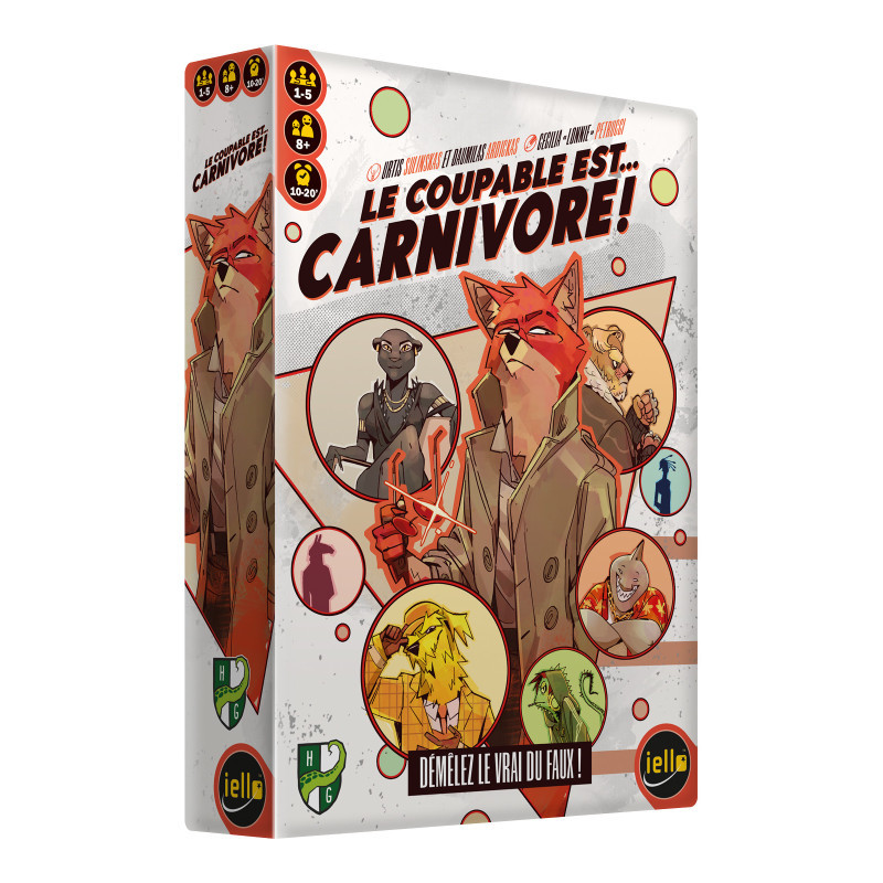 Boite de jeu : Le Coupable est ... Carnivore