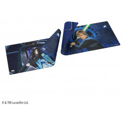 Star Wars Unlimited : Double-Sided Game Mat - Jedi Luke Skywalker & Emperor Palpatine  | Agorajeux