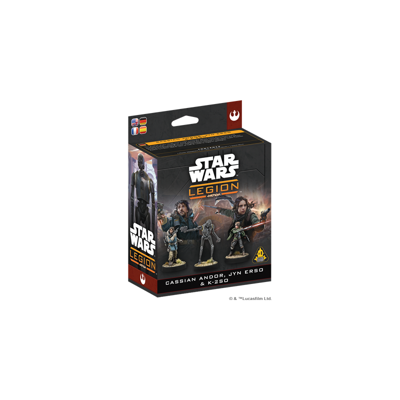 Star Wars : Légion - Cassian Andor, Jyn Erso & K-2SO