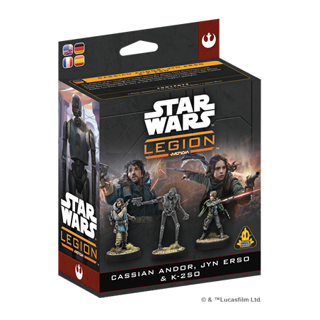 Star Wars : Légion - Cassian Andor, Jyn Erso & K-2SO