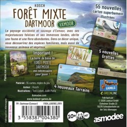 Forêt Mixte : Dartmoor - Ext. Exmoor | Lookout Games | Agorajeux
