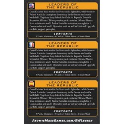 Star Wars Legion : Leaders of the Republic | Atomic Mass Games | Agorajeux
