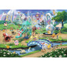 Puzzle Pokémon - Évoli dans le parc - 1000 pièces