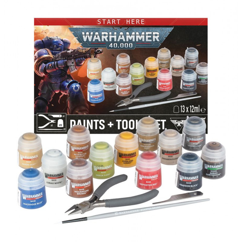 Warhammer 40,000: Set Peintures + Outils