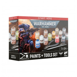 Warhammer 40,000: Set Peintures + Outils | Games Workshop | Agorajeux