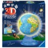 Puzzle 3D - Globe illuminé (180 pièces)
