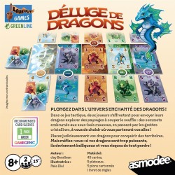 Dos de la boite et descriptif Déluge de Dragons