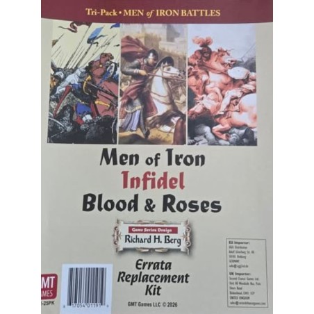 Men of Iron tri-Pack : Kit errata de GMT Games - Agorajeux