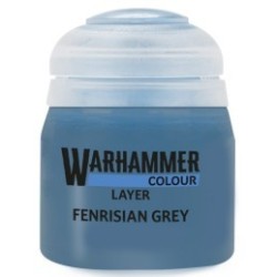 Boite de Warhammer colour : Pot de peinture Layer - Fenrisian Grey